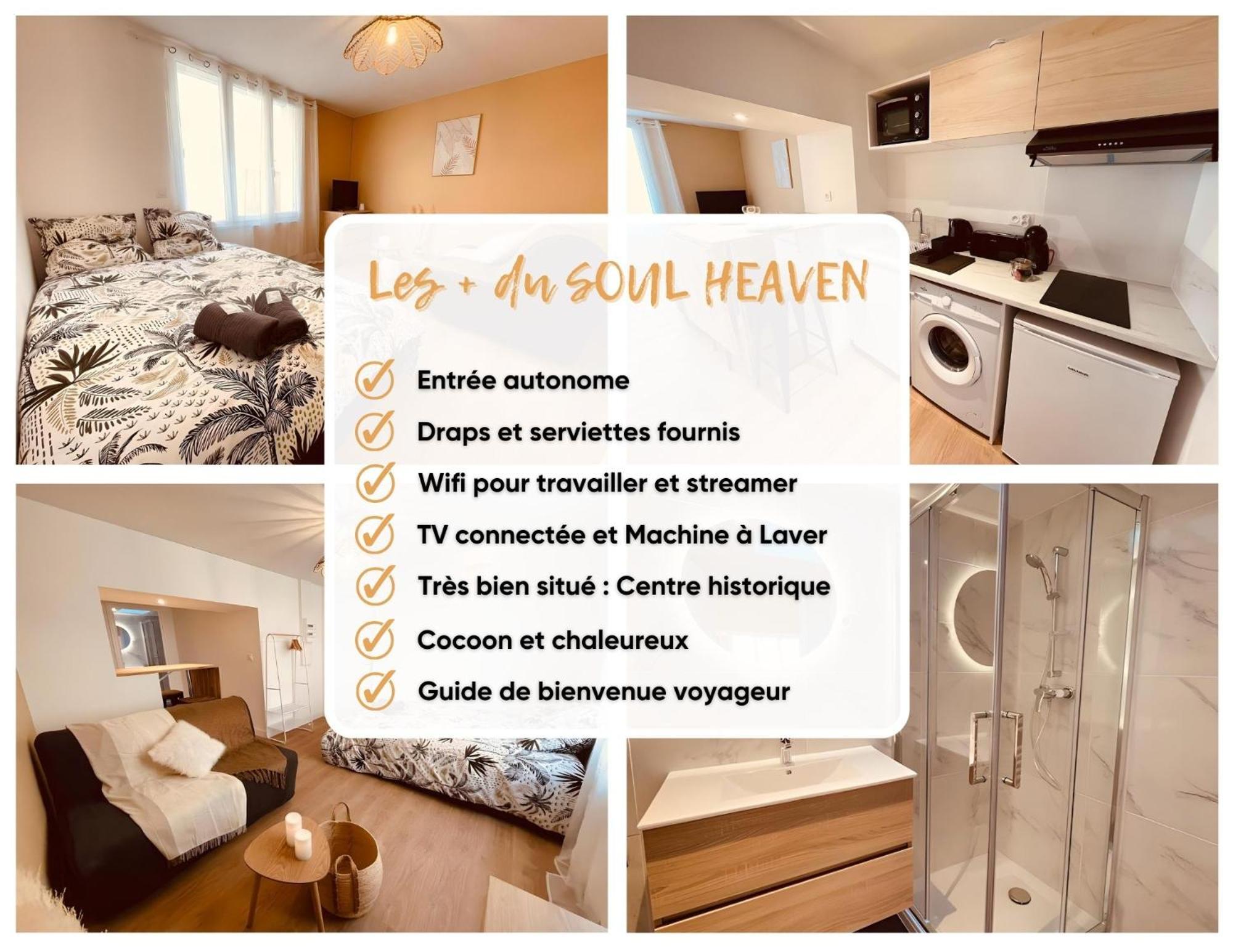Apartamento Le Soul Heaven - Centre historique - Wifi et Netflix - Stationnement à proximité Niort Exterior foto